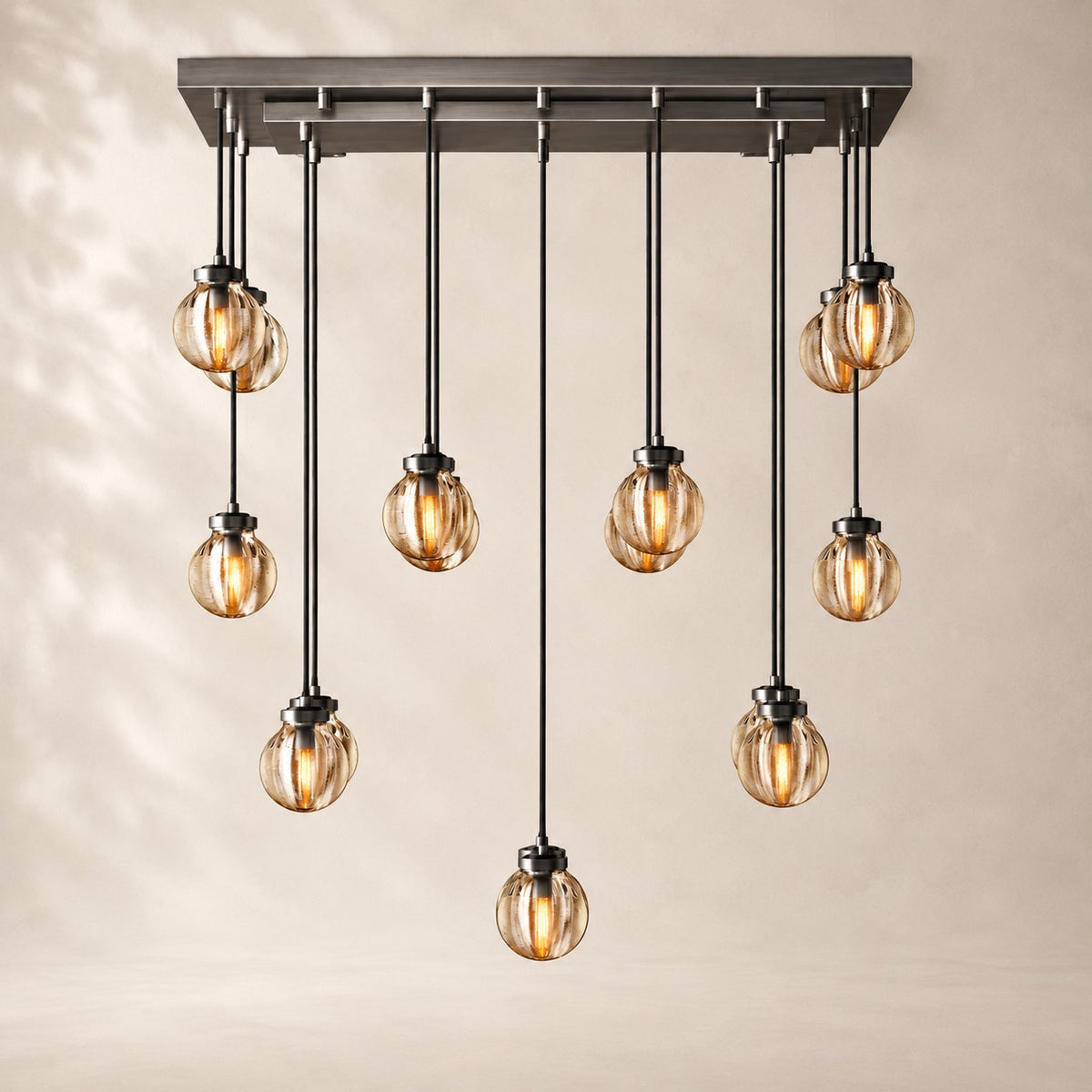 Perlisse Rectangular Chandelier 36"