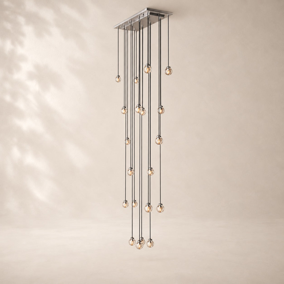 Perlisse Rectangular Chandelier 54"