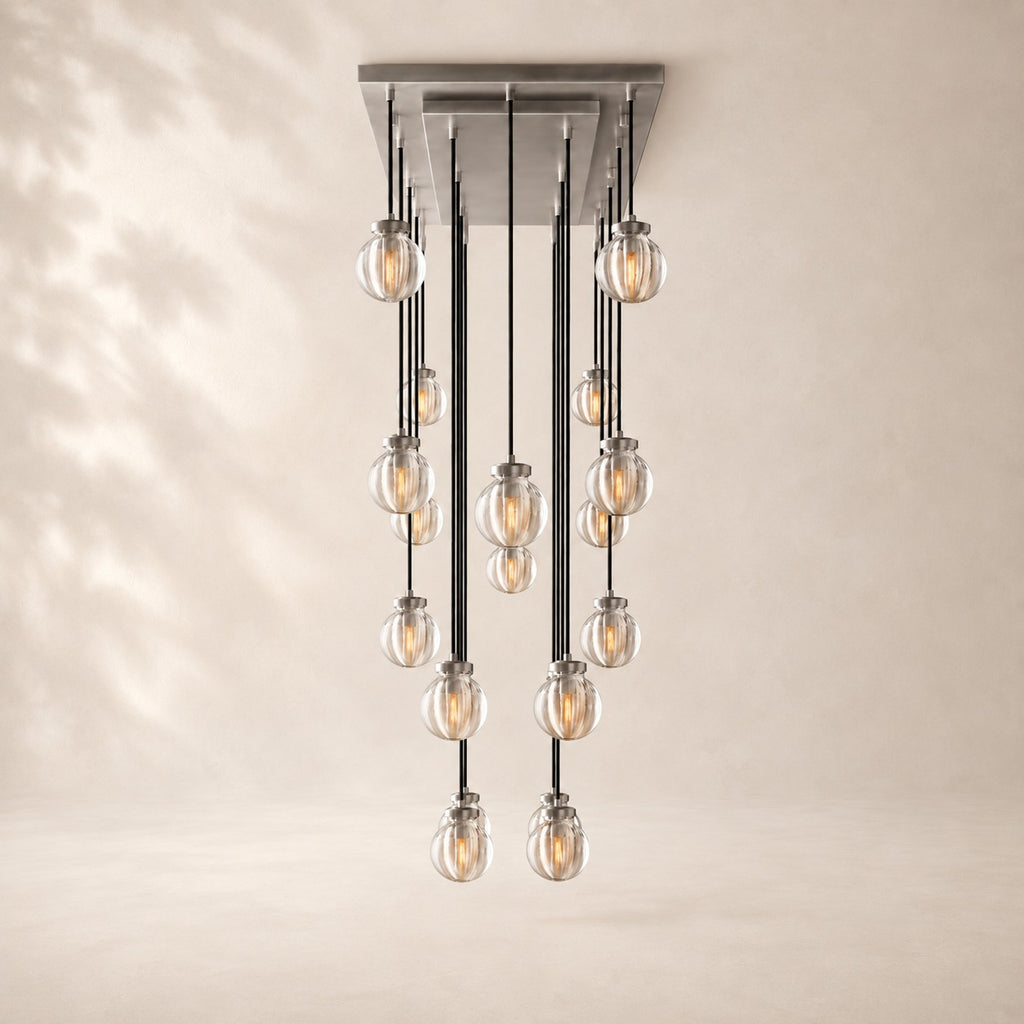 Perlisse Rectangular Chandelier 54"