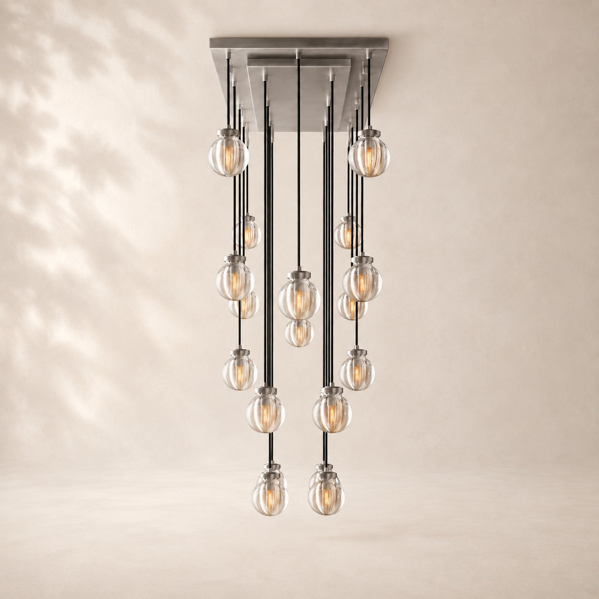 Perlisse Rectangular Chandelier 54"