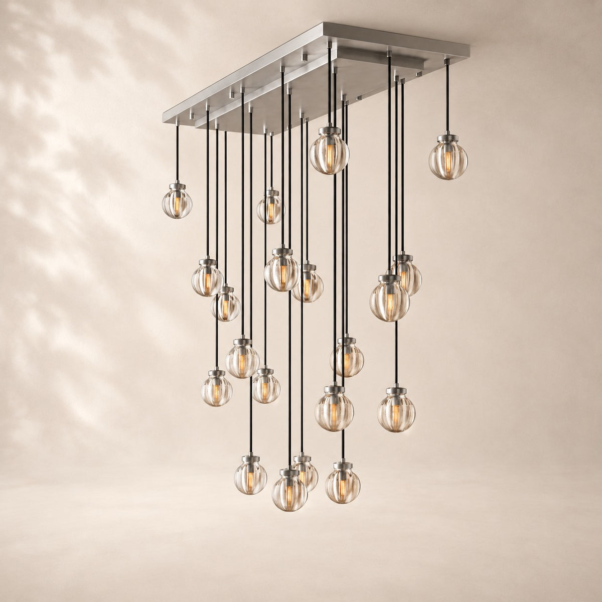 Perlisse Rectangular Chandelier 54"