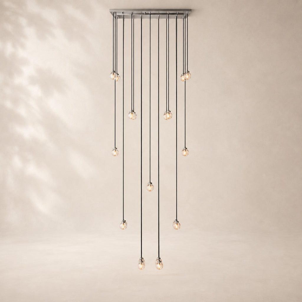 Perlisse Rectangular Chandelier 54"