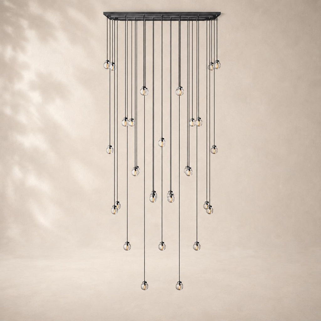 Perlisse Rectangular Chandelier 72"