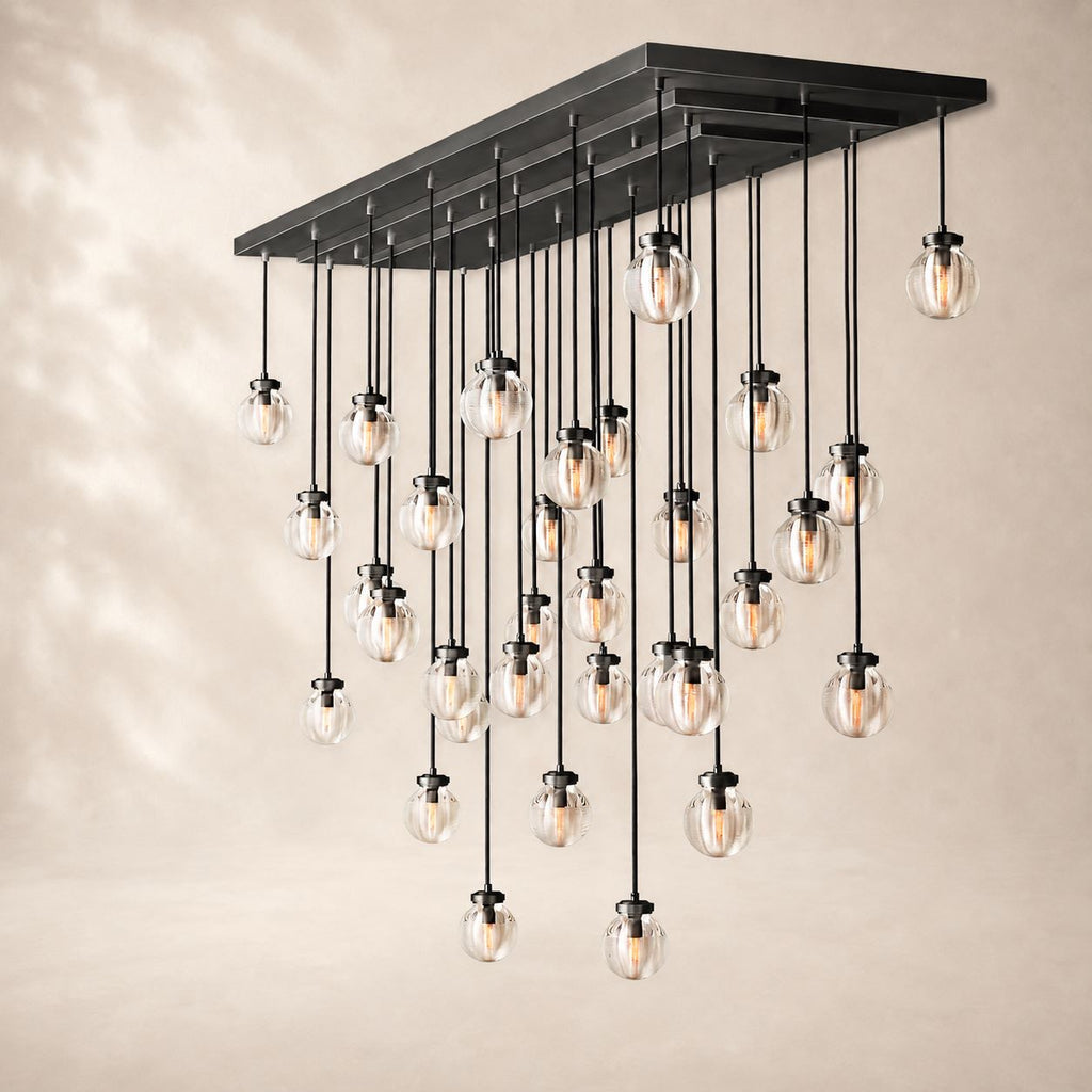 Perlisse Rectangular Chandelier 72"