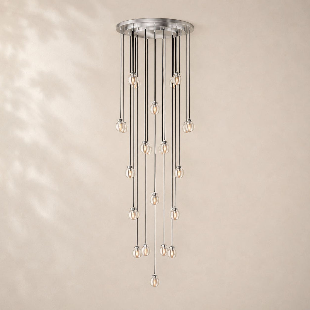 Perlisse Round Chandelier 38"