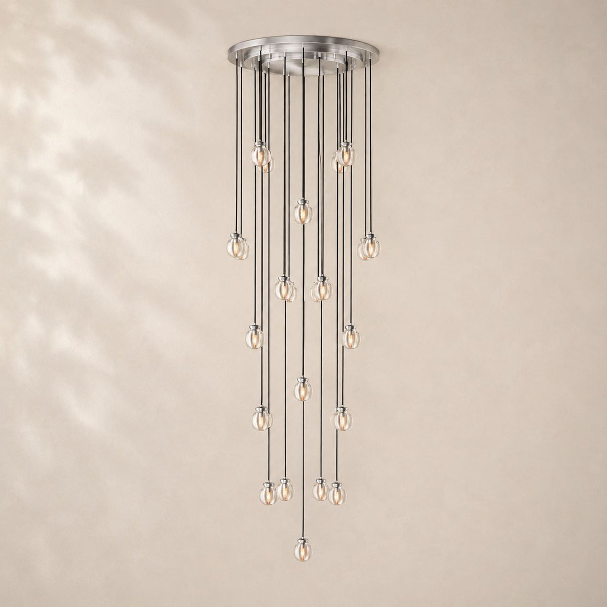 Perlisse Round Chandelier 38"