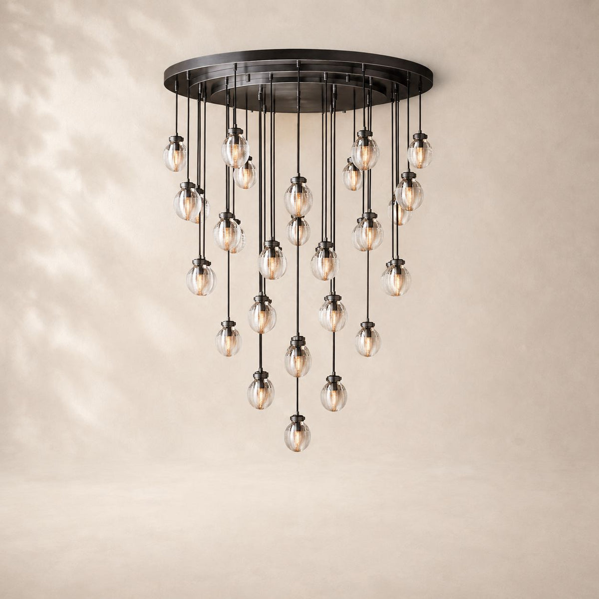 Perlisse Round Chandelier 48"