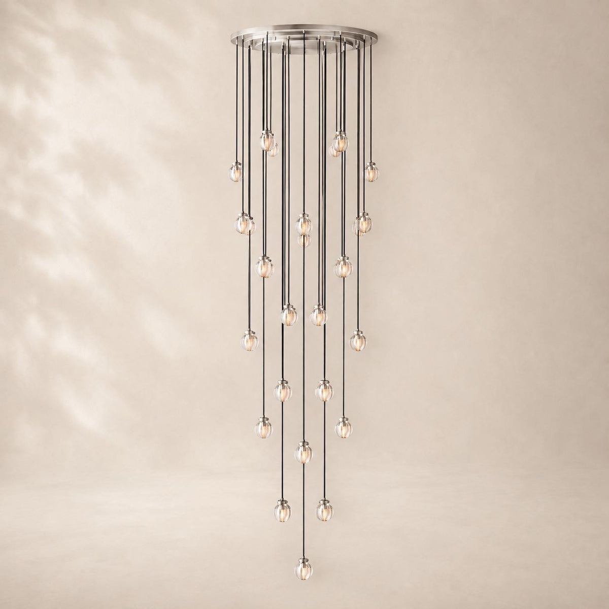 Perlisse Round Chandelier 48"