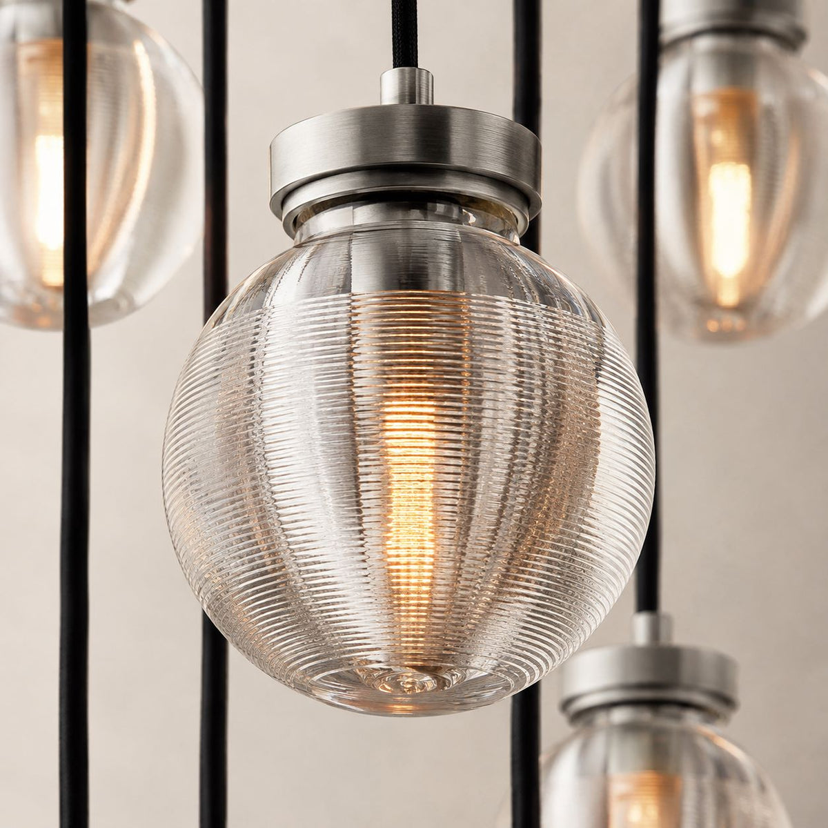 Perlisse Round Chandelier 48"