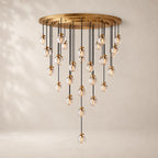 Perlisse Round Chandelier 48"