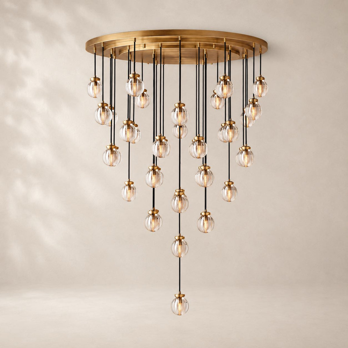 Perlisse Round Chandelier 48"