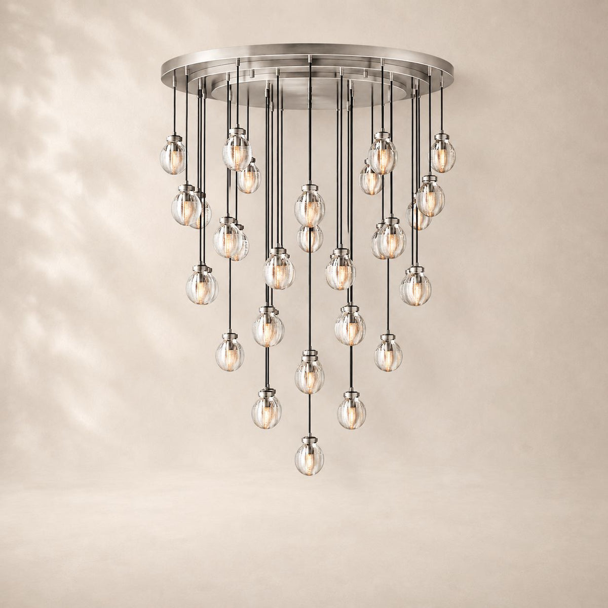 Perlisse Round Chandelier 48"