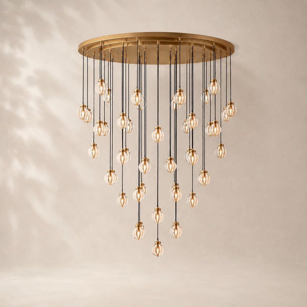 Perlisse Round Chandelier 60"