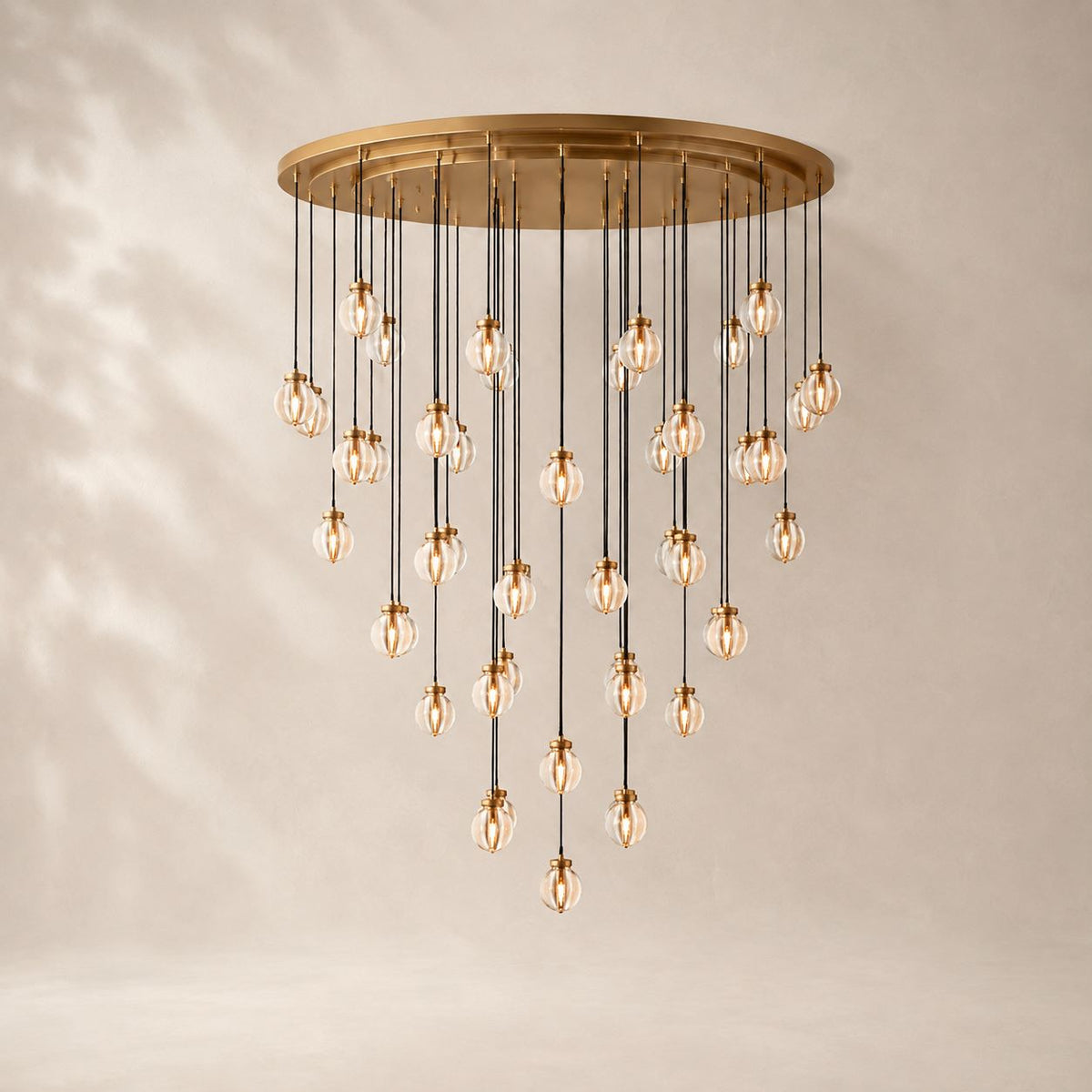 Perlisse Round Chandelier 60"