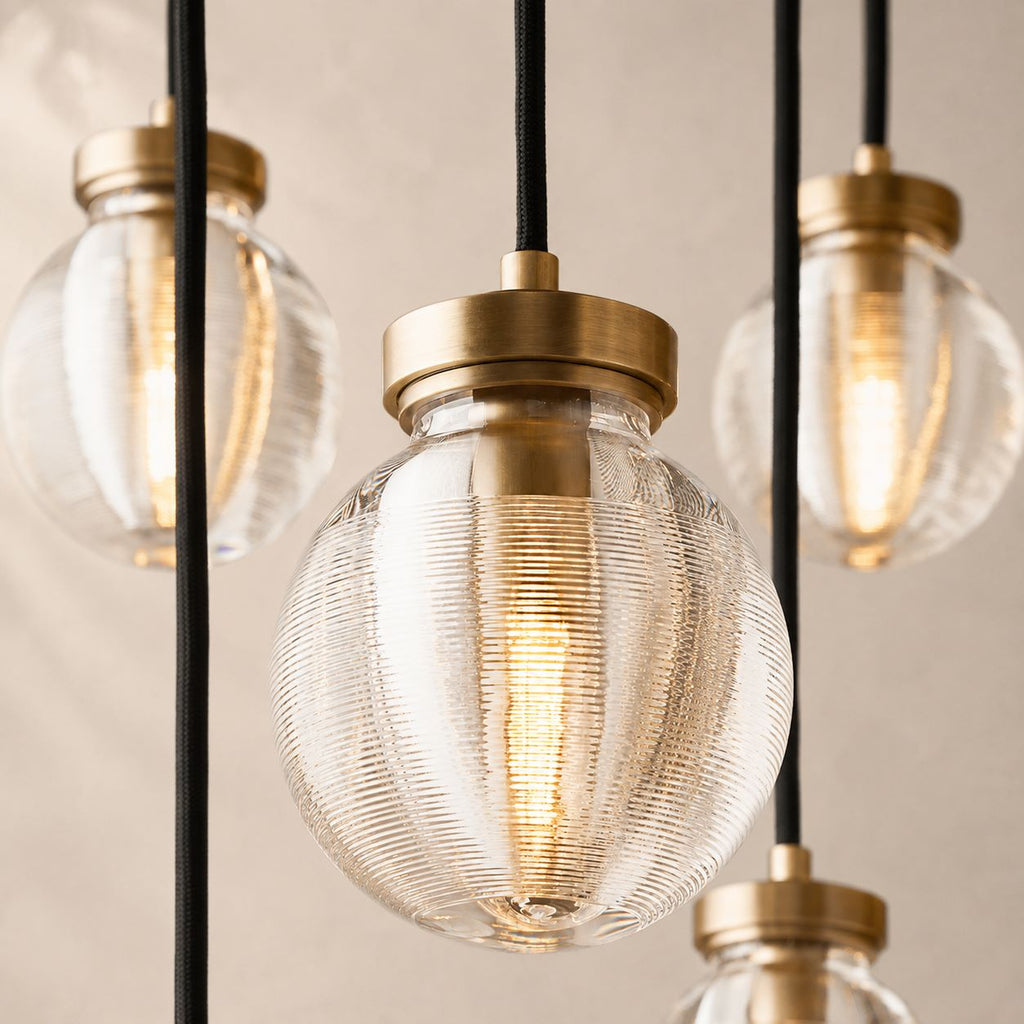 Perlisse Round Chandelier 60"