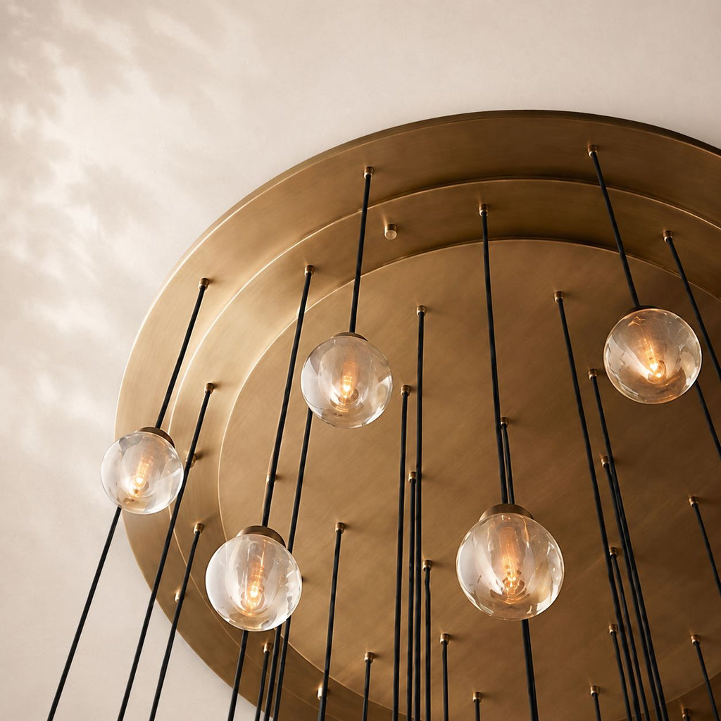 Perlisse Round Chandelier 60"