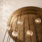 Perlisse Round Chandelier 60"