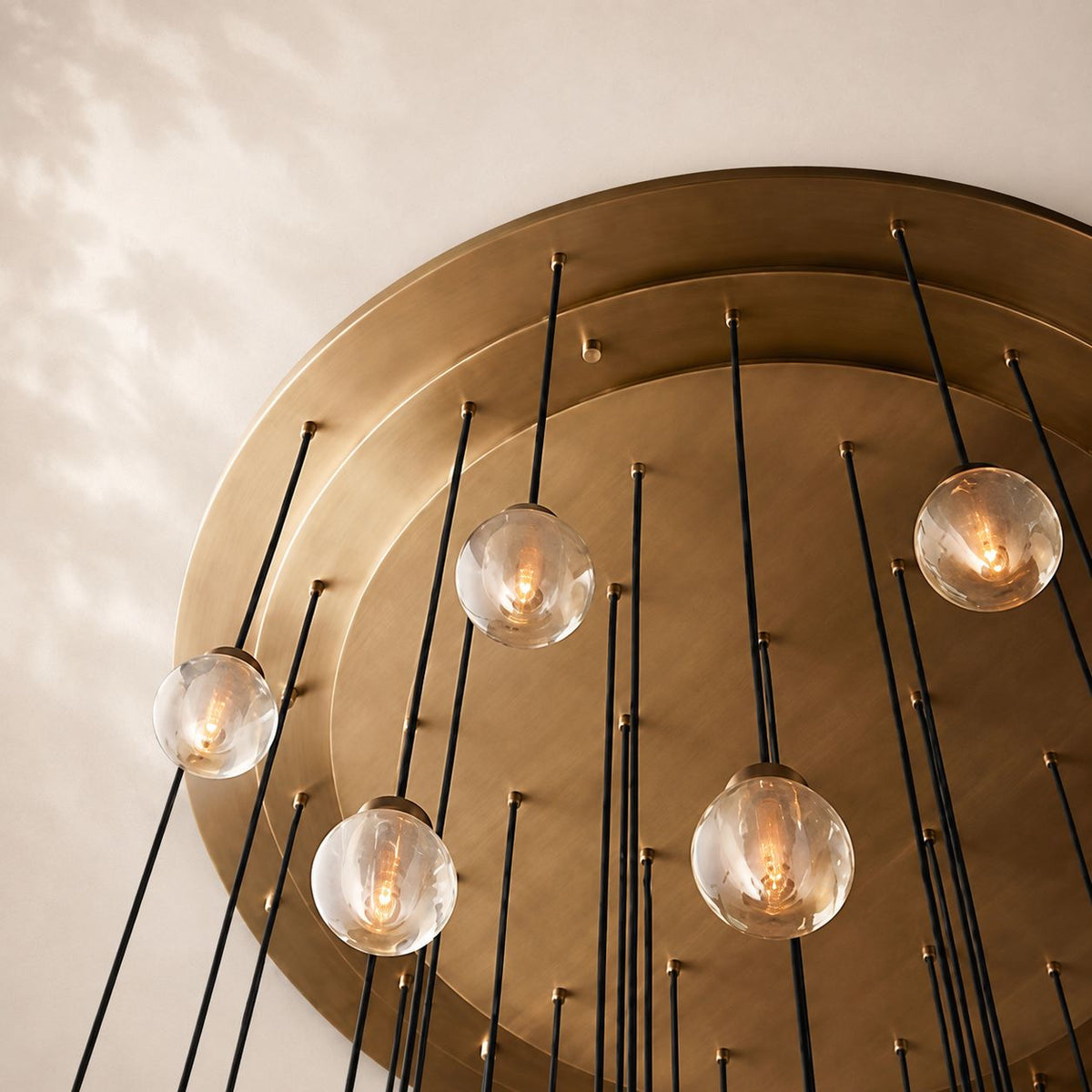 Perlisse Round Chandelier 60"