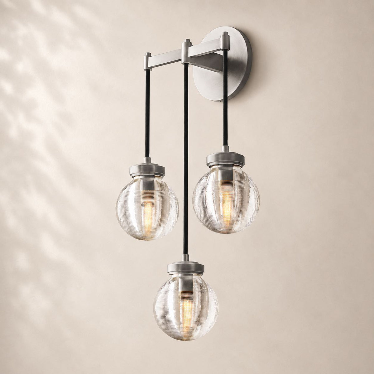 Perlisse Triple Sconce