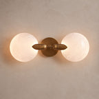 Petalwake Double Sconce