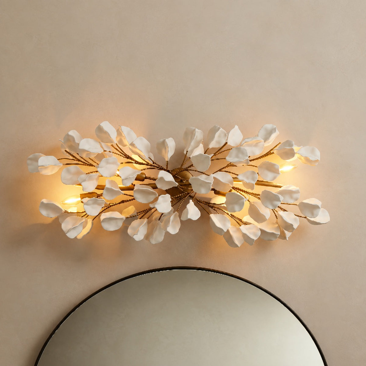 Petalweft Grand Sconce