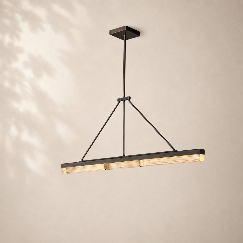 Pleven Crystal Linear Chandelier Chandelier 72"