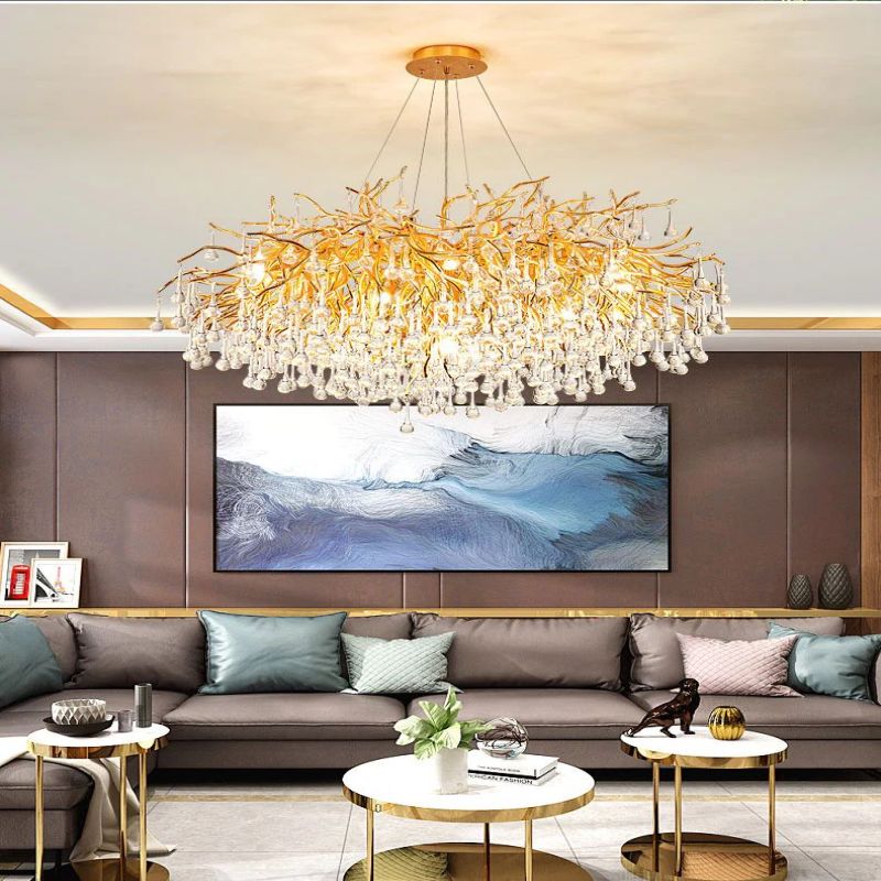 Rain Living Room Branch Chandelier - ebuylight