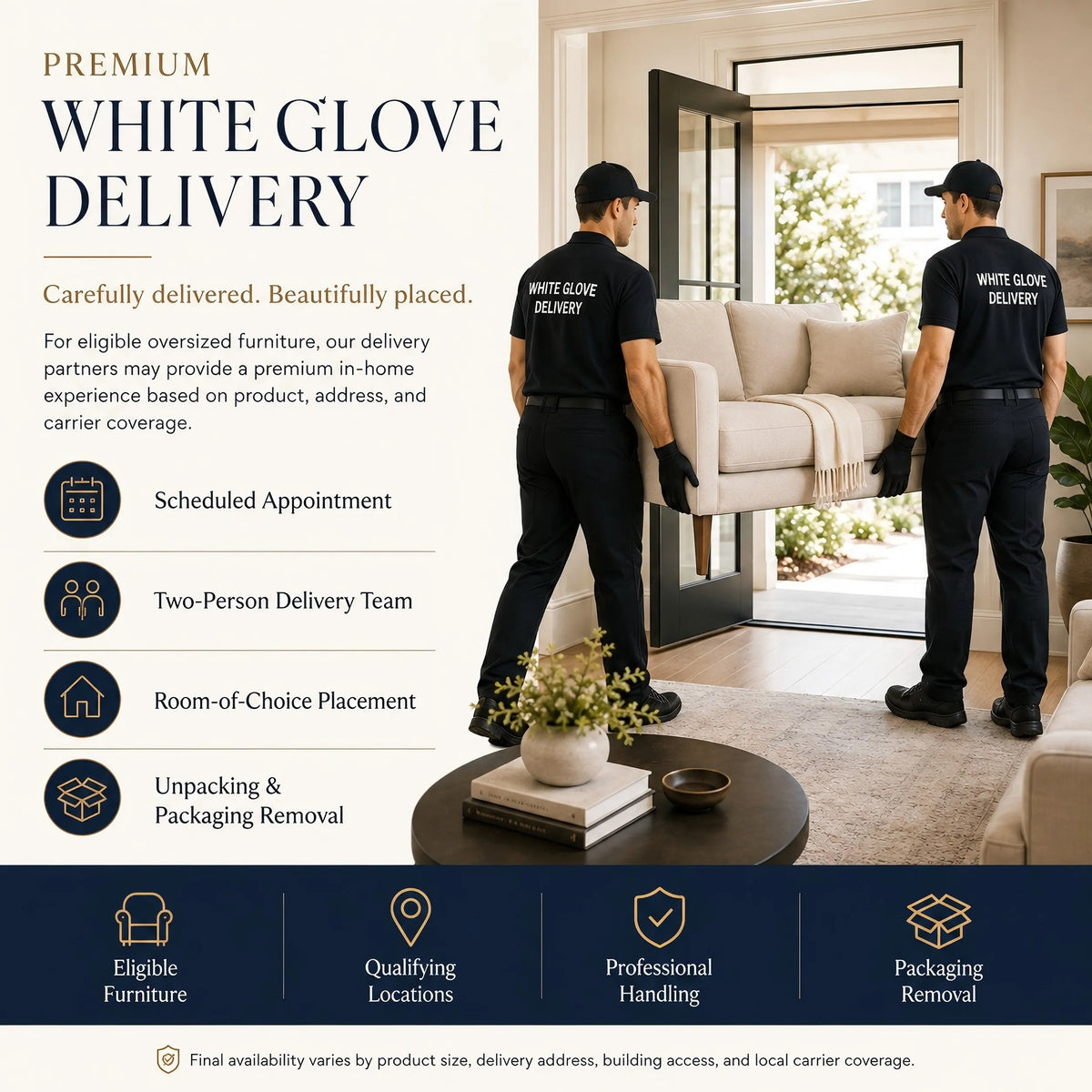 Premium In-Home White Glove Delivery