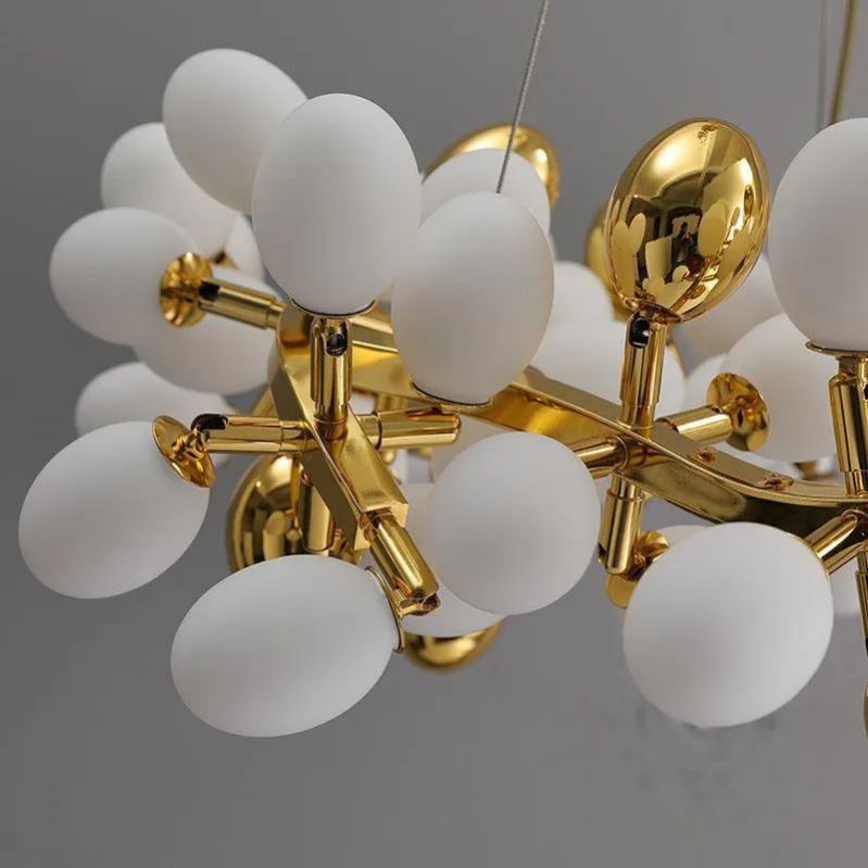 Pretty Grape Circle Branch Chandelier