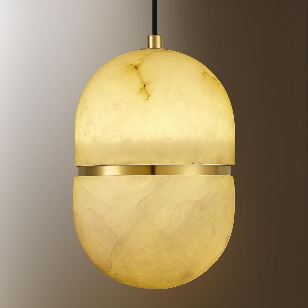 Raindrop Type Alabaster Marble Modern Pendant for All Scene