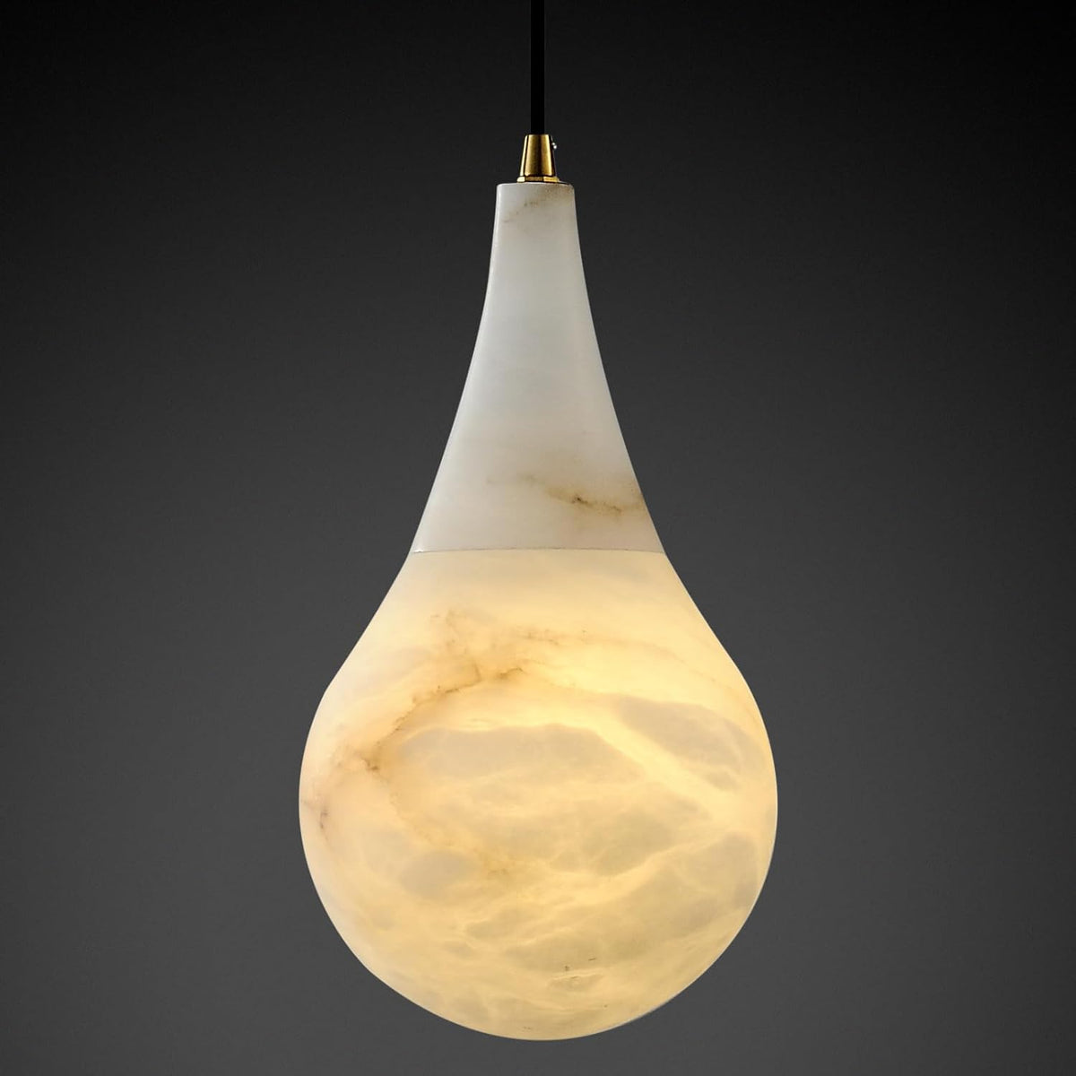 Raindrop Type Alabaster Marble Modern Pendant for All Scene