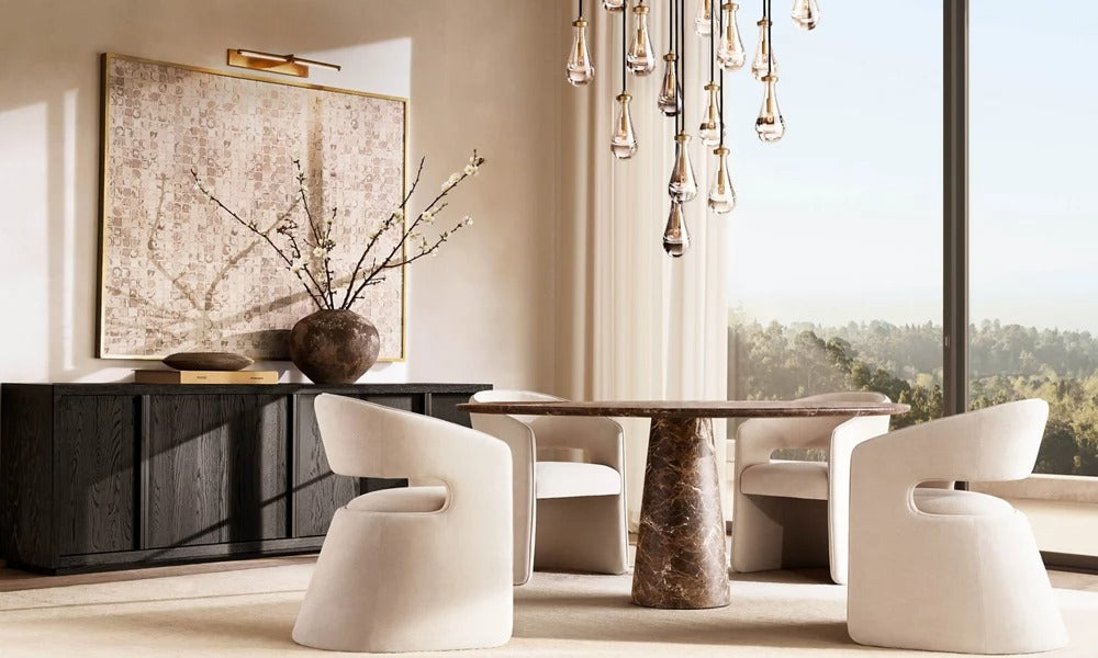 Rainier Round Chandelier 47"