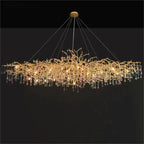 Colorful Crystal Dining Branch Chandelier