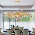 Colorful Crystal Dining Branch Chandelier