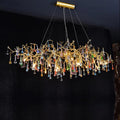 Colorful Crystal Dining Branch Chandelier