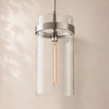 Ravina Clear Glass Pendant 10"