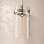Ravina Clear Glass Pendant 10"