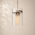 Ravina Clear Glass Pendant 12"