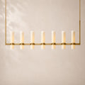Ravina Linear Milk Chandelier 54"