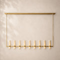 Ravina Linear Milk Chandelier 71"