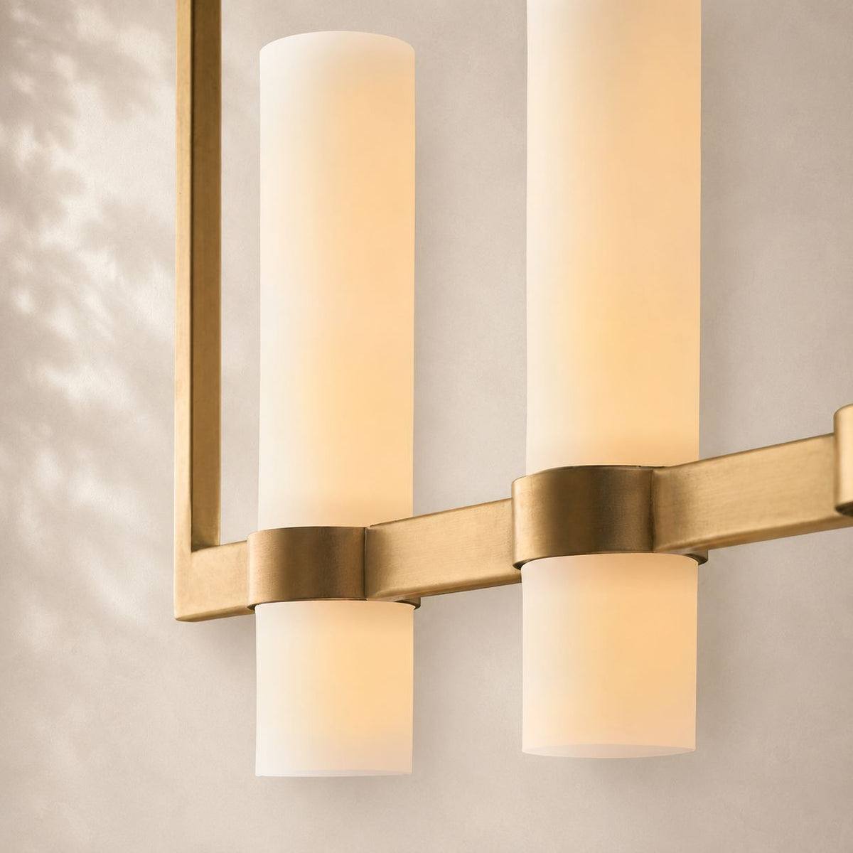 Ravina Linear Milk Chandelier 71"