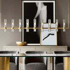 Ravina Linear Chandelier 73"