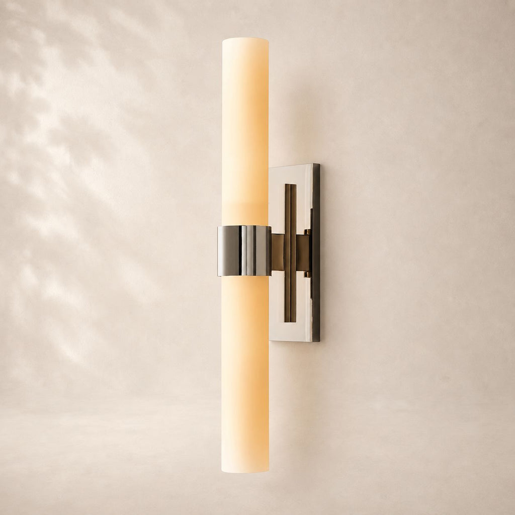 Ravina Milk Glass Linear Sconce 23"