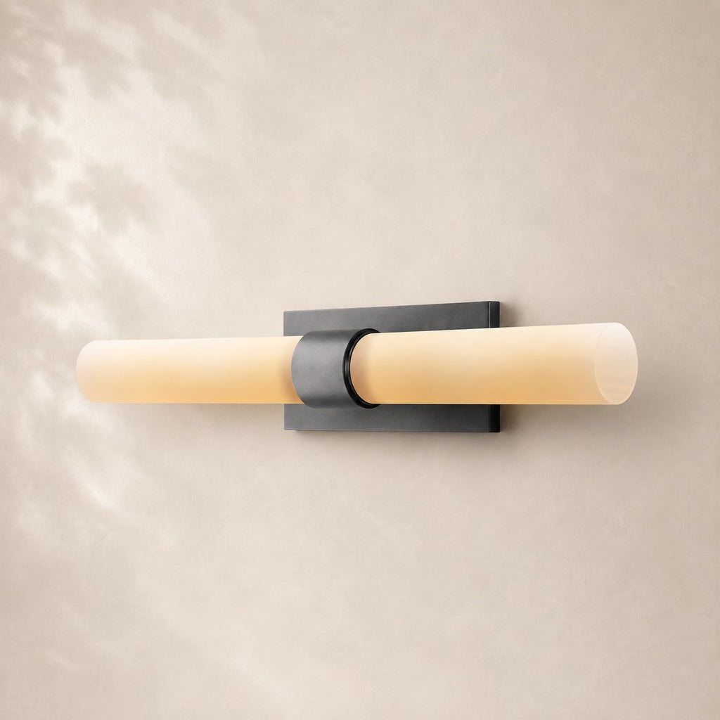 Ravina Milk Glass Linear Sconce 23"