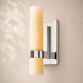Ravina Milk Glass Sconce 12"