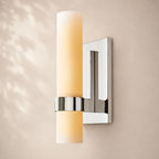 Ravina Milk Glass Sconce 12"
