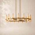 Ravina Round Milk Chandelier 48"