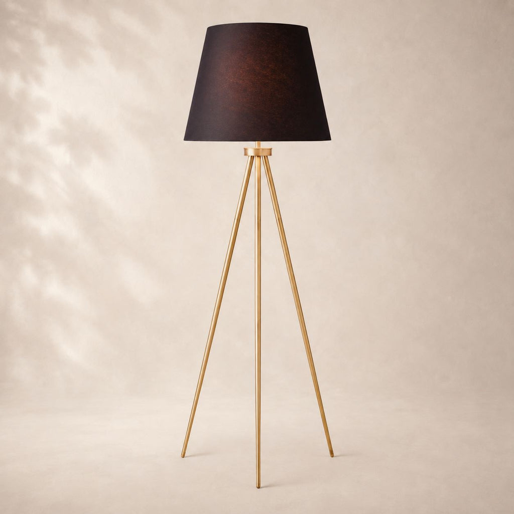 Reeva Linen Shade Floor Lamp 84"