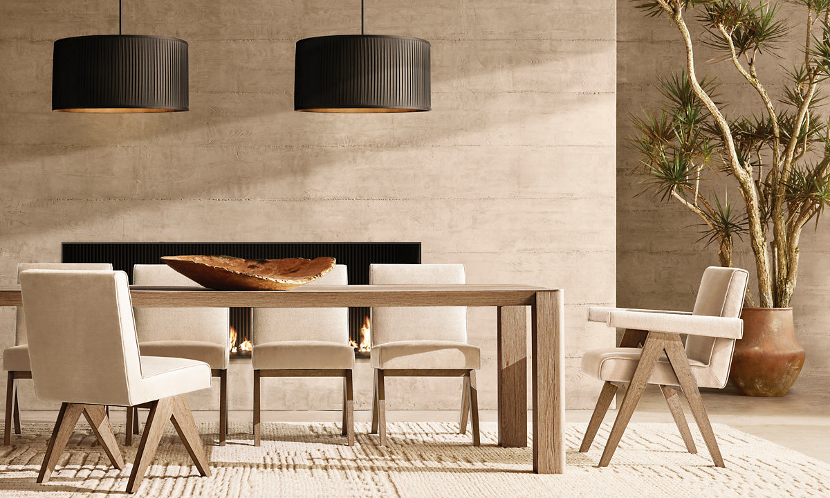 Reeva Pleated Drum Pendant 36"