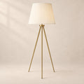 Reeva Pleated Silk Shade Floor Lamp